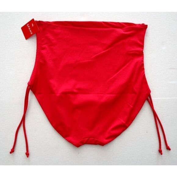 Spanx 50126R Women's Sz M Hibiscus Pink Adjustable High-Rise Swim Brief Bottoms - Picture 2 of 7